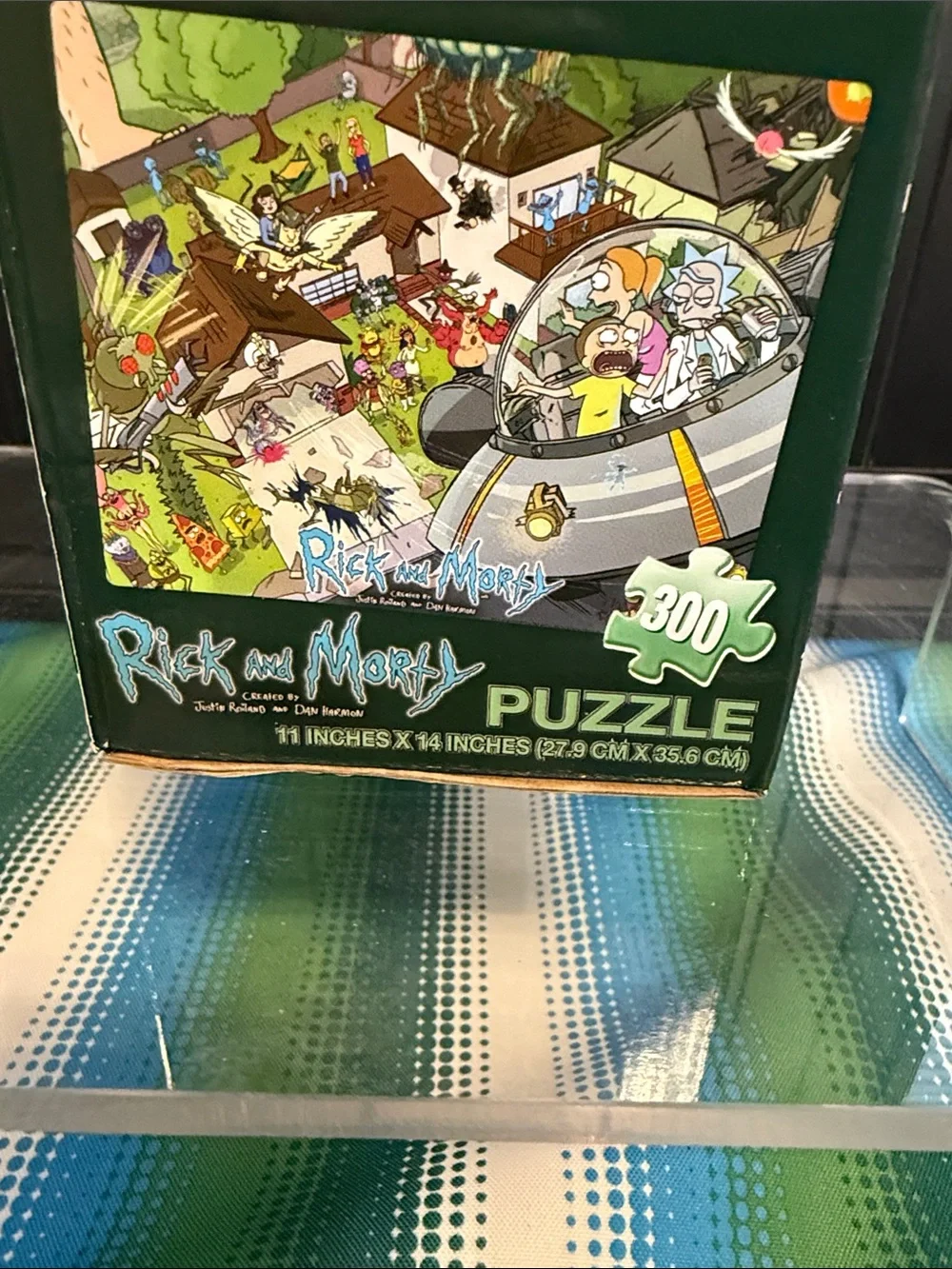 300-Piece Puzzle - Green Box Rick and Morty Puzzle